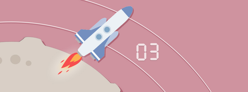 Photoshop creation - rocket image animation