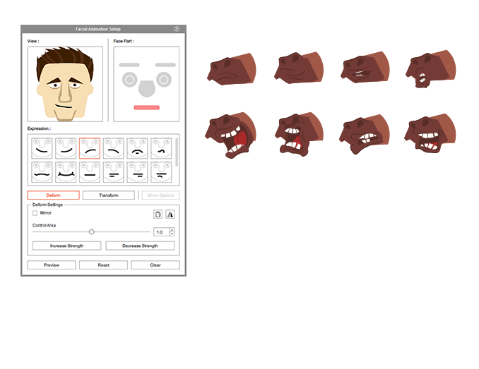 animate image - facial animation