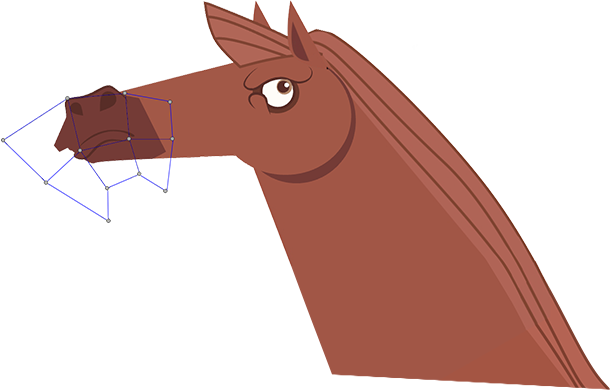 animate image - horse